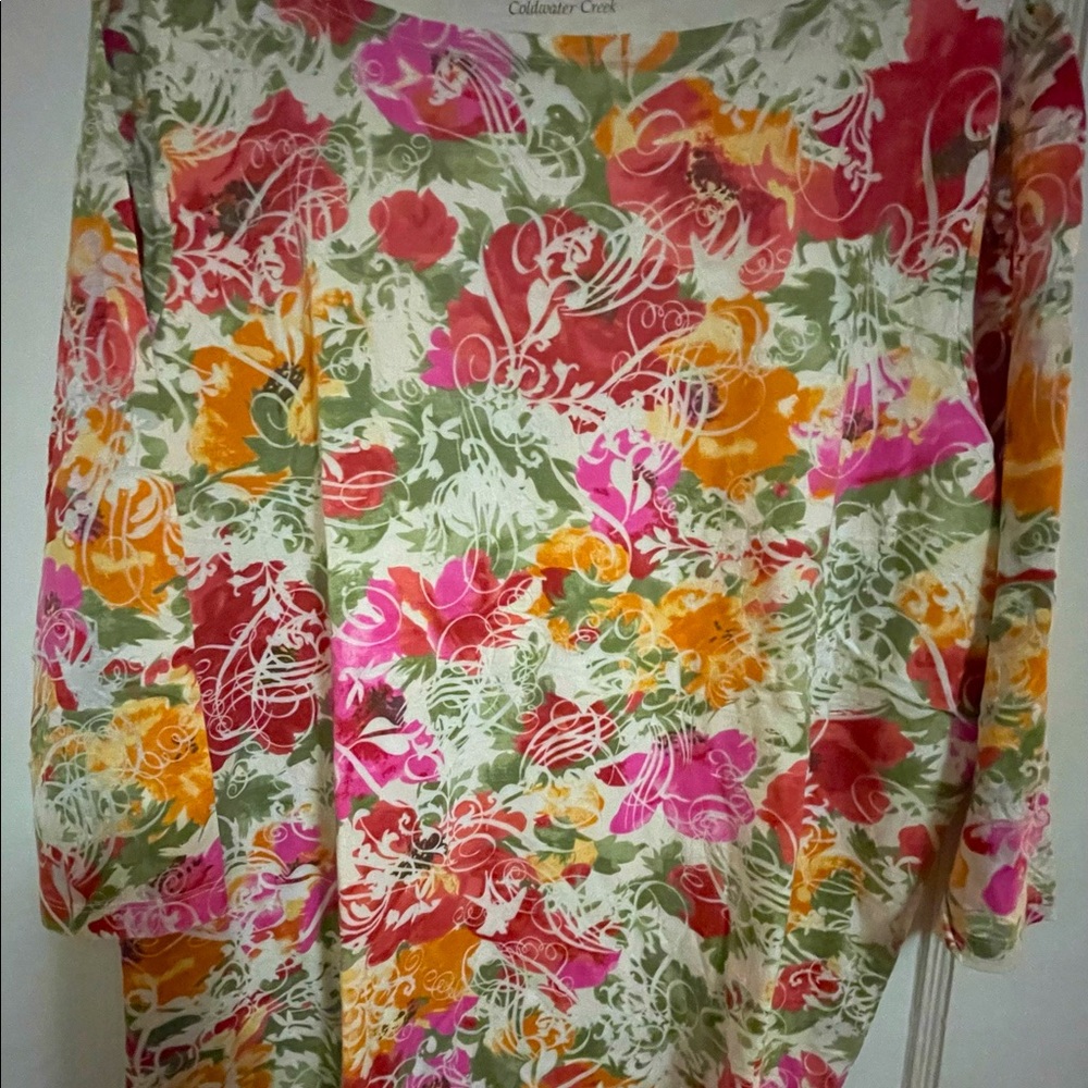 Cold Water Creek 3/4 sleeve,Used once